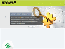 Tablet Screenshot of noesyssoftware.com